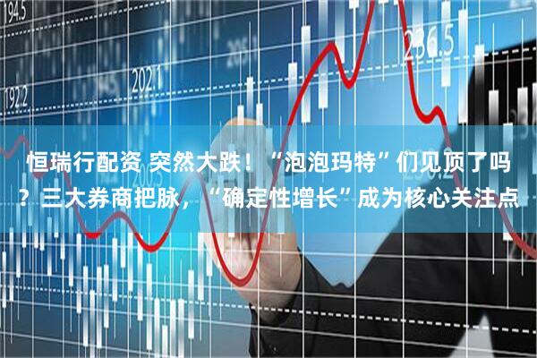 恒瑞行配资 突然大跌！“泡泡玛特”们见顶了吗？三大券商把脉，“确定性增长”成为核心关注点