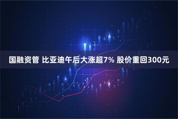 国融资管 比亚迪午后大涨超7% 股价重回300元